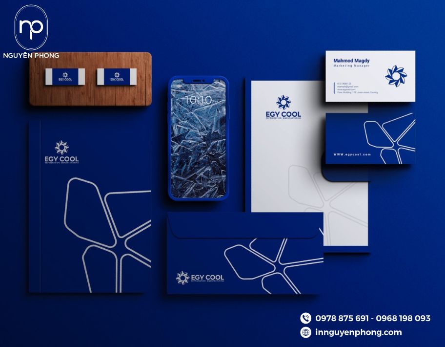 Logo điện lạnh in trọn bộ